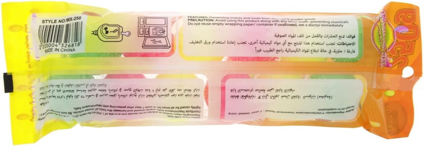 Home Mate Naphthalene Ball 200g (24x packets ) 1 packet 5 balls