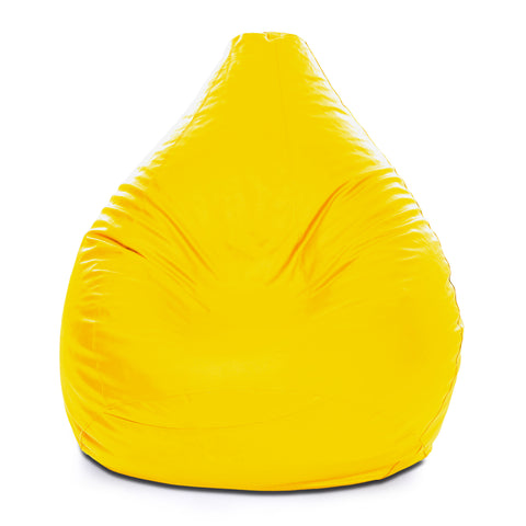 Jumbble Standard PVC Bean Bag | Durable Faux Leather Bean Bag with Filling | Comfortable and Stylish | Suitable for Adults & Kids | Versatile Seating for Home and Outdoors