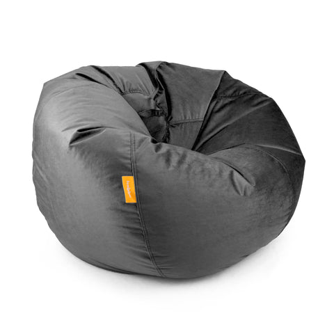 Jumbble Suede Bean Bag with Filling | Ultimate Indoor Lounging Chair for All Ages | Velvet Soft Fabric | Filled with Polystyrene Beads