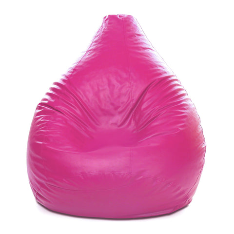 Jumbble Standard PVC Bean Bag | Durable Faux Leather Bean Bag with Filling | Comfortable and Stylish | Suitable for Adults & Kids | Versatile Seating for Home and Outdoors