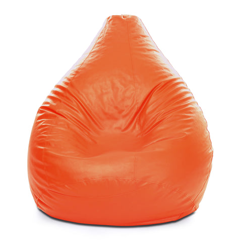 Jumbble Standard PVC Bean Bag | Durable Faux Leather Bean Bag with Filling | Comfortable and Stylish | Suitable for Adults & Kids | Versatile Seating for Home and Outdoors