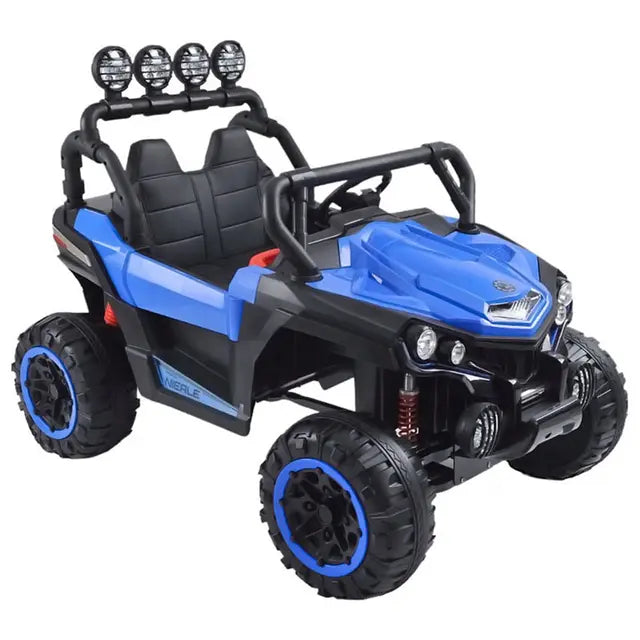 2 Seater Kids 4x4 Ride-On Wagon Car - Blue