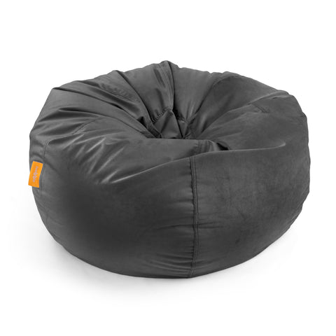 Jumbble Suede Bean Bag with Filling | Ultimate Indoor Lounging Chair for All Ages | Velvet Soft Fabric | Filled with Polystyrene Beads