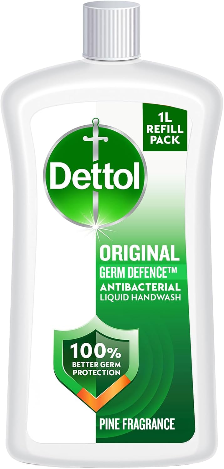 Dettol Original Handwash Liquid Soap REFILL PACK   6X1Litre    (packaging may vary)