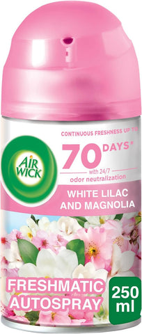 Air Wick Freshmatic Autospray Refill, Eliminates Bad Odour like Cat Litter Smell,(6x250 ml )