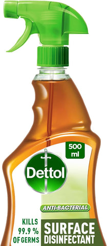 Dettol Original Anti-Bacterial Surface Disinfectant Liquid Trigger, 12x500 Ml