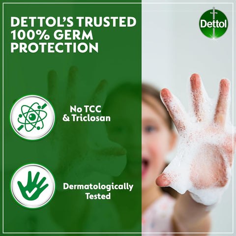 Dettol Handwash Liquid Soap Original Pump for Effective Germ Protection & Personal Hygiene, Protects Against 100 Illness Causing Germs, Pine Fragran ,  12x 400ml