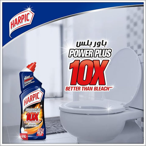 Harpic Power Plus Original Toilet Cleaner Black   (12x1L)