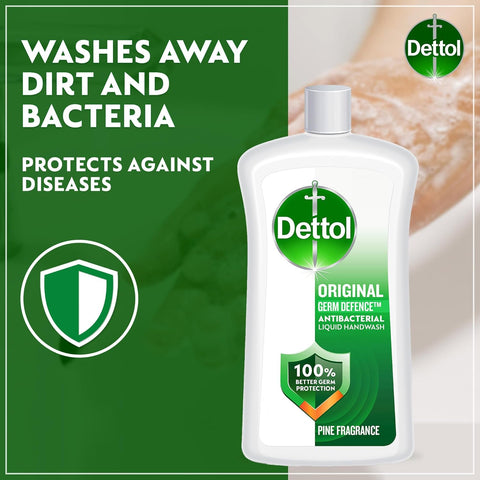 Dettol Original Handwash Liquid Soap REFILL PACK   6X1Litre    (packaging may vary)