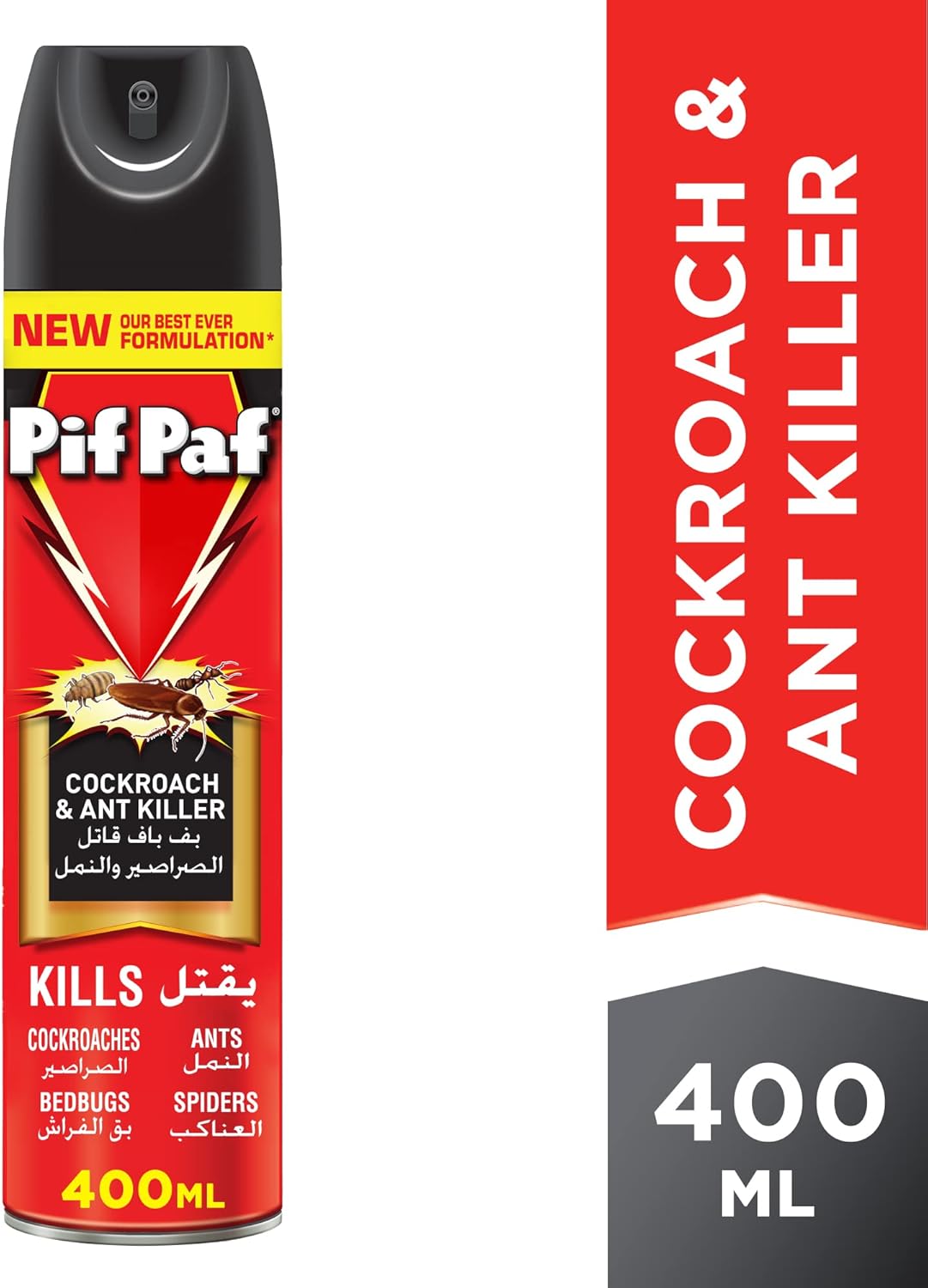 PIF PAF Cockroach & Ant Killer | Kill and Protect | Insect Killer Spray with Best Ever Formulation   PIFPAF  (12x400ML + 100ML FREE )     Pack of 12