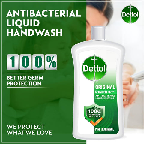 Dettol Original Handwash Liquid Soap REFILL PACK   6X1Litre    (packaging may vary)