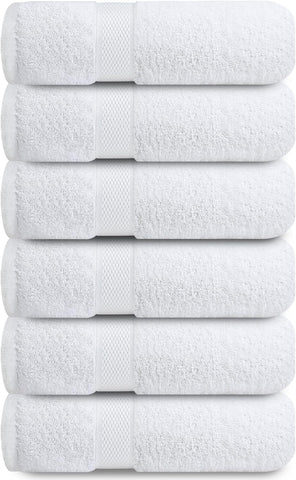 Premium Hand Towels - Pack of 6, 41x71 cm Bathroom Hand Towel Set, Hotel & Spa Quality Hand Towels for Bathroom, Highly Absorbent and Super Soft Bathroom Towels