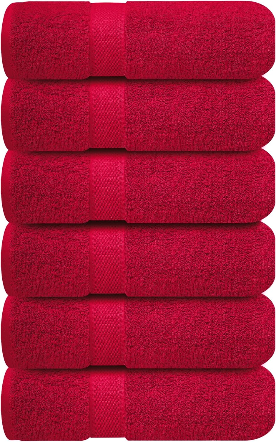 Premium Hand Towels - Pack of 6, 41x71 cm Bathroom Hand Towel Set, Hotel & Spa Quality Hand Towels for Bathroom, Highly Absorbent and Super Soft Bathroom Towels