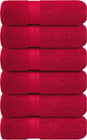 Premium Hand Towels - Pack of 6, 41x71 cm Bathroom Hand Towel Set, Hotel & Spa Quality Hand Towels for Bathroom, Highly Absorbent and Super Soft Bathroom Towels