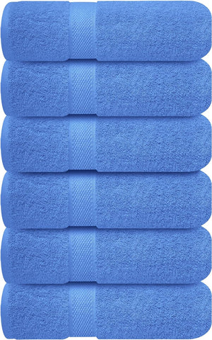 Premium Hand Towels - Pack of 6, 41x71 cm Bathroom Hand Towel Set, Hotel & Spa Quality Hand Towels for Bathroom, Highly Absorbent and Super Soft Bathroom Towels