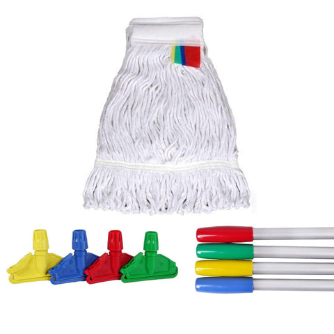 Cotton Mop Full Set 400 g 150 cm With Aluminum Stick( 3 pcs set)