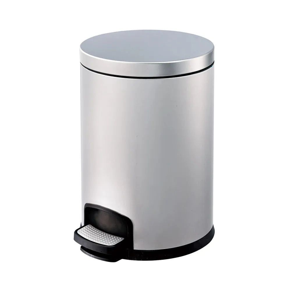 Trash lab Stainless Steel Dust Bin With Pedal (pack of 1 pcs)