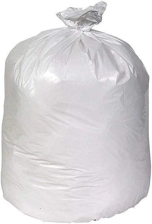 Dust bin bag bio  Disposable White Plastic Garbage Bags 45 x 60cm 10 kg