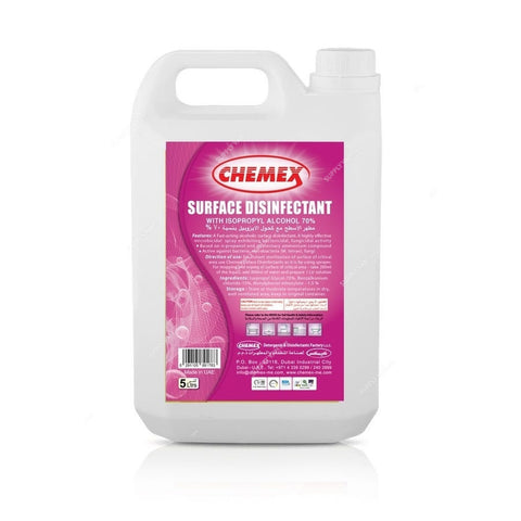 Chemex Surface Disinfectant, 5 Ltrs, pack of 4 pcs