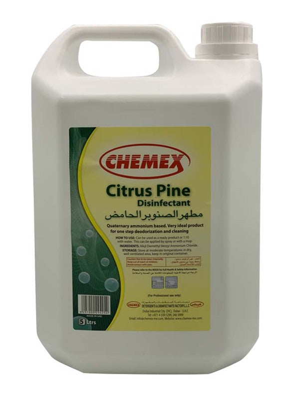 Chemex Citrus Pine Disinfectant Floor Cleaner,4x 5 Liter