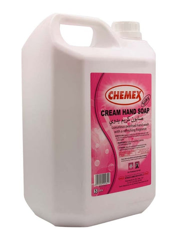 Chemex Silky Cream Hand Soap, 4X5 Liter