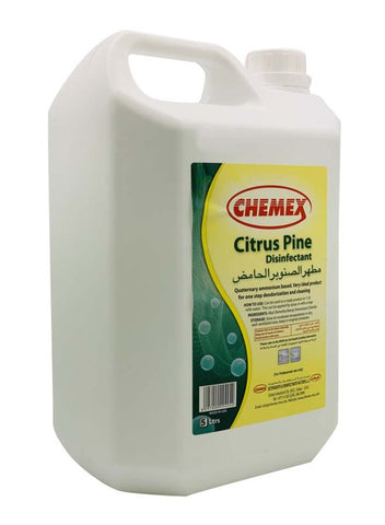 Chemex Citrus Pine Disinfectant Floor Cleaner,4x 5 Liter