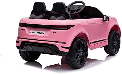 Licensed Evoque 12V Kids Ride On Car White Ride On Officially Licensed Pink By DerakBikes