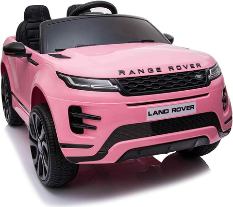 Licensed Evoque 12V Kids Ride On Car White Ride On Officially Licensed Pink By DerakBikes