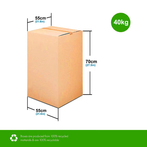 Carton Box For Moving Shipping And Packing 55x55x70cm / 40kg